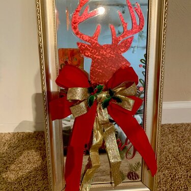 Christmas decoration, mirror