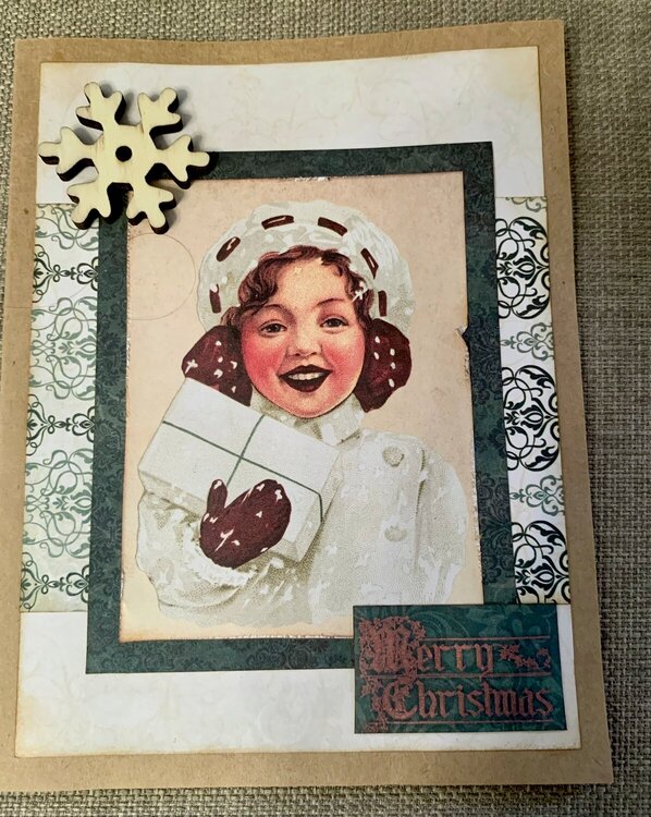 Vintage Christmas card 