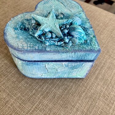 Sea themed box for my friend