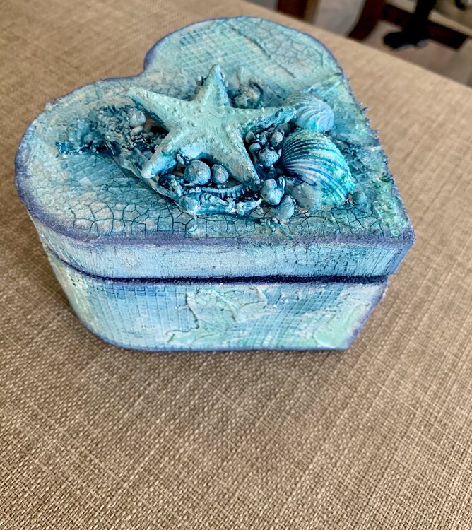 Sea themed box for my friend