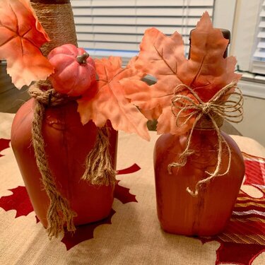 Bottle , fall decoration 