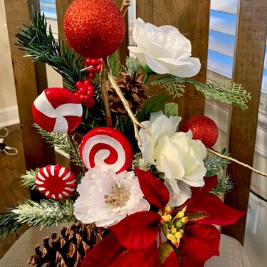 Christmas flower arrangement 