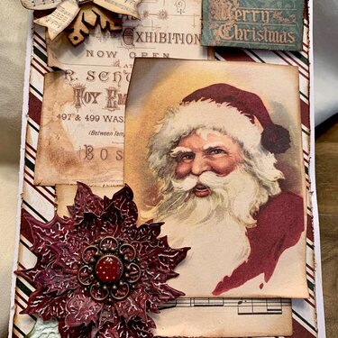 Christmas card, Santa