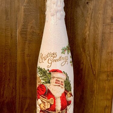 Christmas bottle 