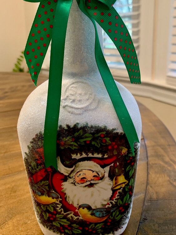 Christmas bottle