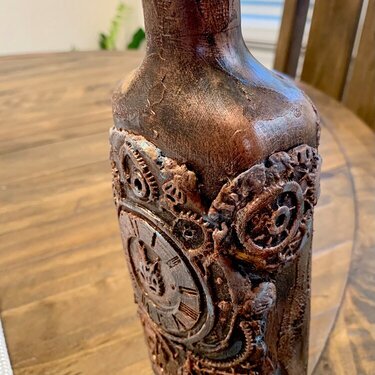 Steampunk bottle