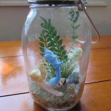 "little mermaid in the jar"