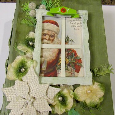 Altered book,Santa