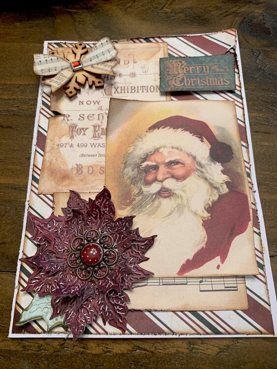 Christmas card, Santa