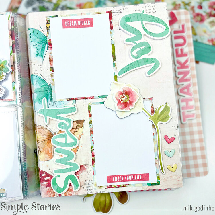 Snap Flipbook with SV Cottage Fields Collection - Simple Stories