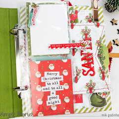 Snap Binder with SV North Pole Collection - Simple Stories