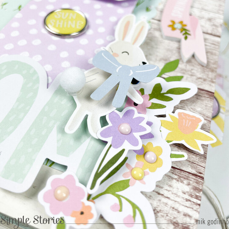 Snap Flipbook with Bunnies and Blooms Collection - Simple Stories