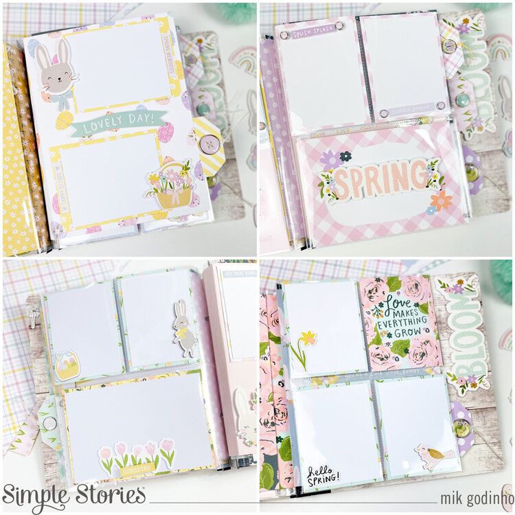 Snap Flipbook with Bunnies and Blooms Collection - Simple Stories