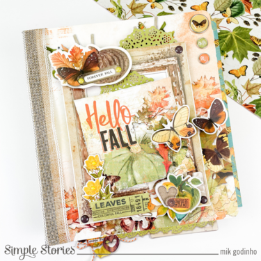 Snap Binder with SV Country Harvest Collection - Simple Stories