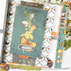 Snap Binder with SV Country Harvest Collection - Simple Stories
