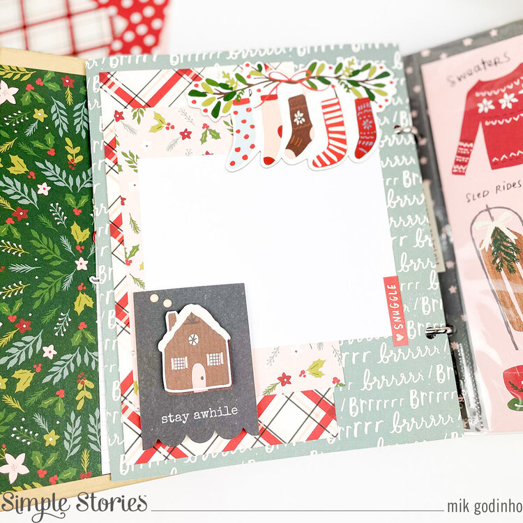 Snap Flipbook with Winter Cottage Collection - Simple Stories