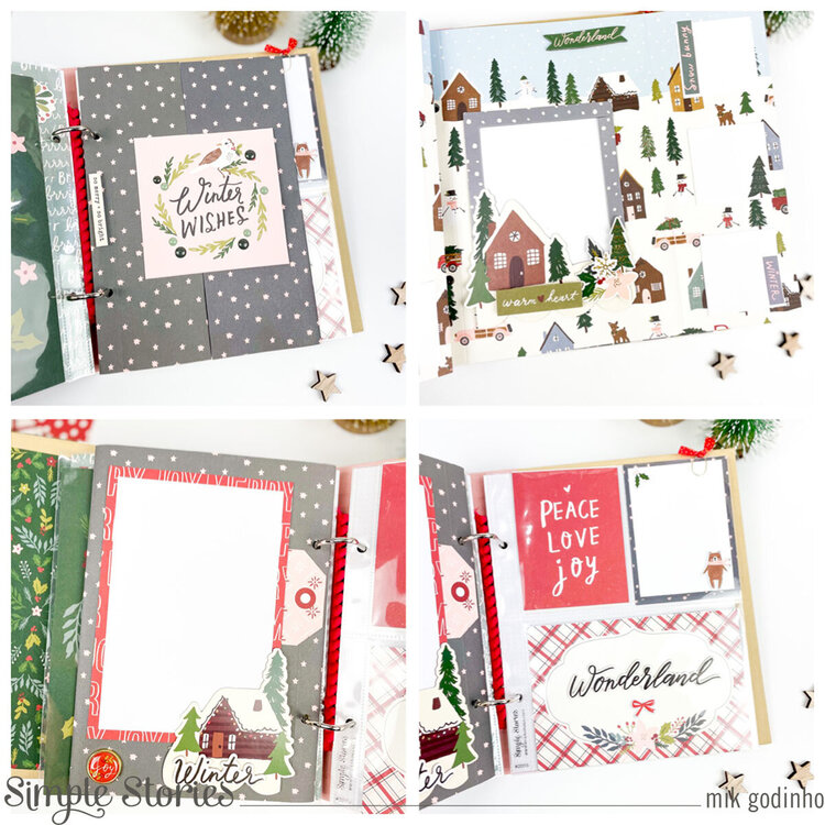 Snap Flipbook with Winter Cottage Collection - Simple Stories