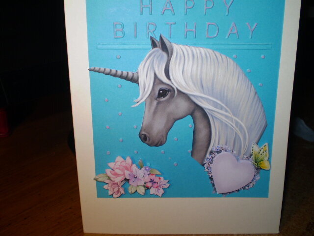 A Unicorn Happy Birthday