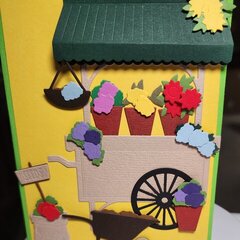 Honey Bee Flower Cart