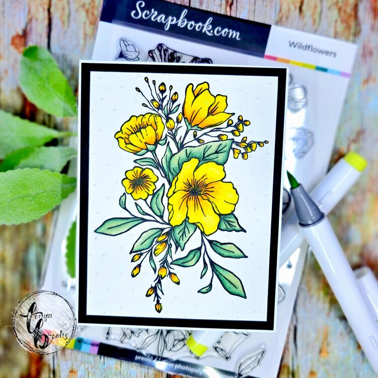 Wildflower note card