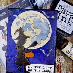 By the light of the moon card