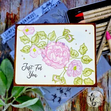 Watercolor Floral card