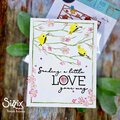 Valentine's birdie card