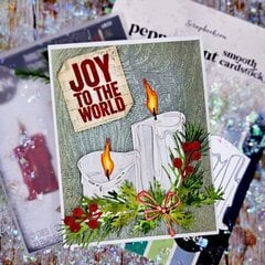 Tim Holtz Candleshop card