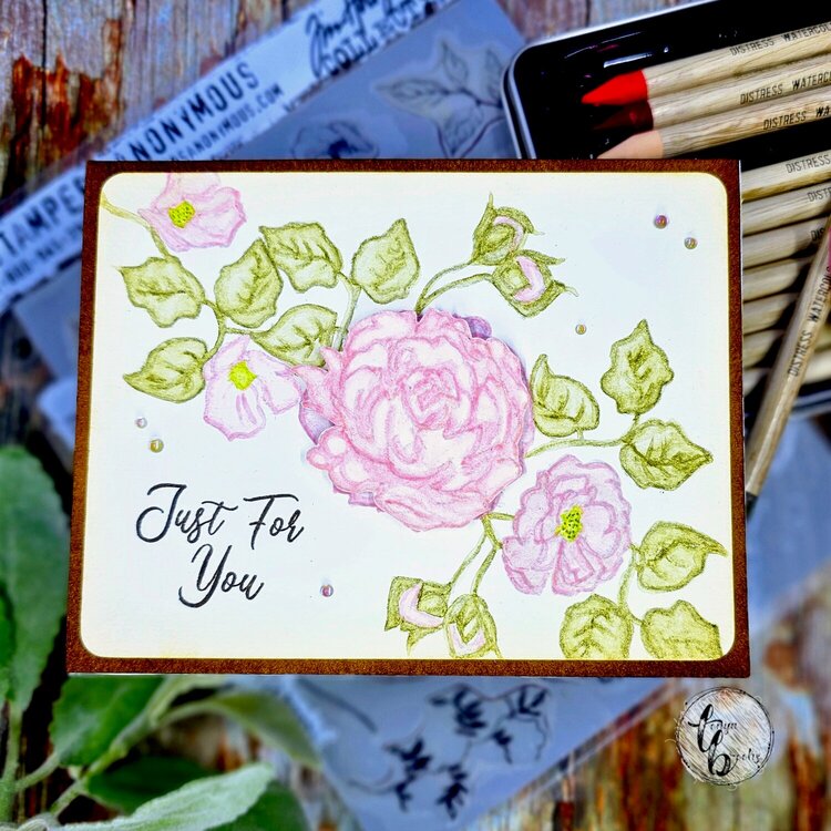 Watercolor Floral card