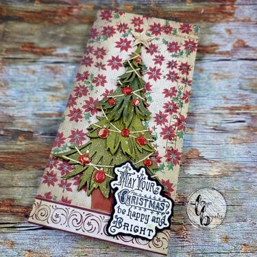 Trim A Tree slimline card