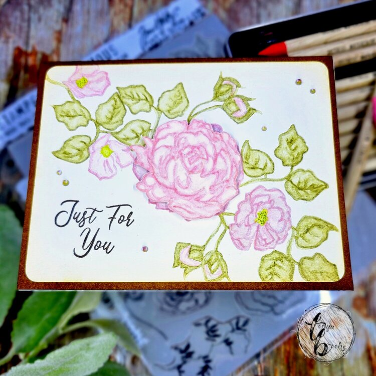 Watercolor Floral card
