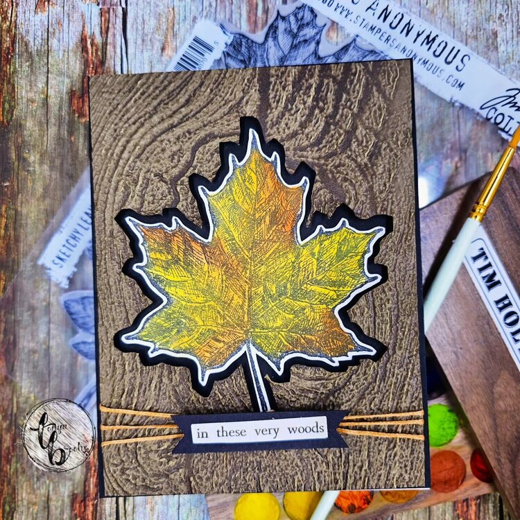 Fall leaf cards 