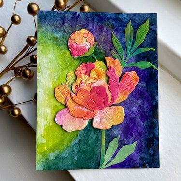 Honey Bee Stamps Peony die