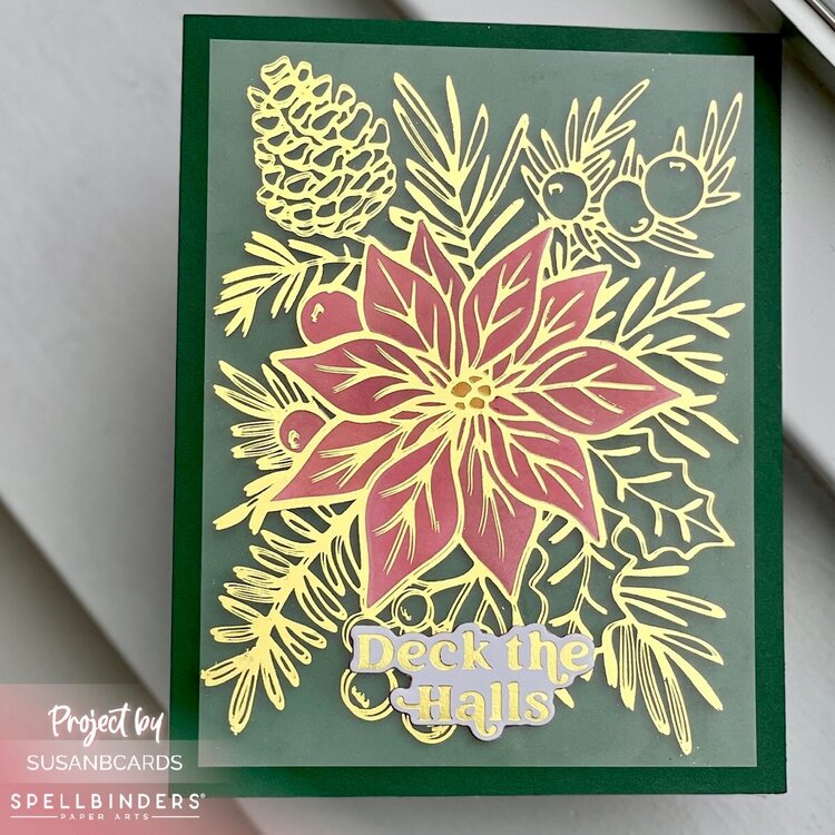 Spellbinders Glimmer Full Bloom Poinsettia