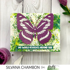 Butterfly Card with Picket Fence Studios