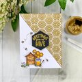 Diagonal Gatefold Card with Picket Fence Studios