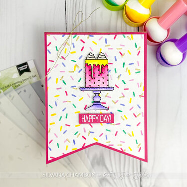 Banner card with Picket Fence Studios