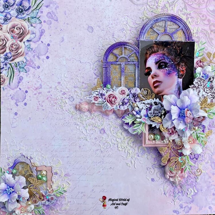 Memory Keeping Mixed Media Layout