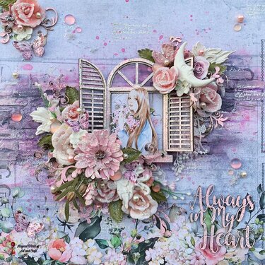 Memory Keeping Mixed Media Layout