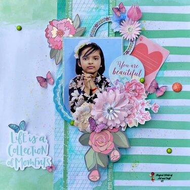 Memory Keeping Traditional Scrapbooking Layout