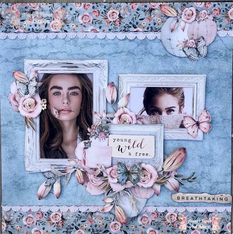 Memory Keeping Mixed Media Layout