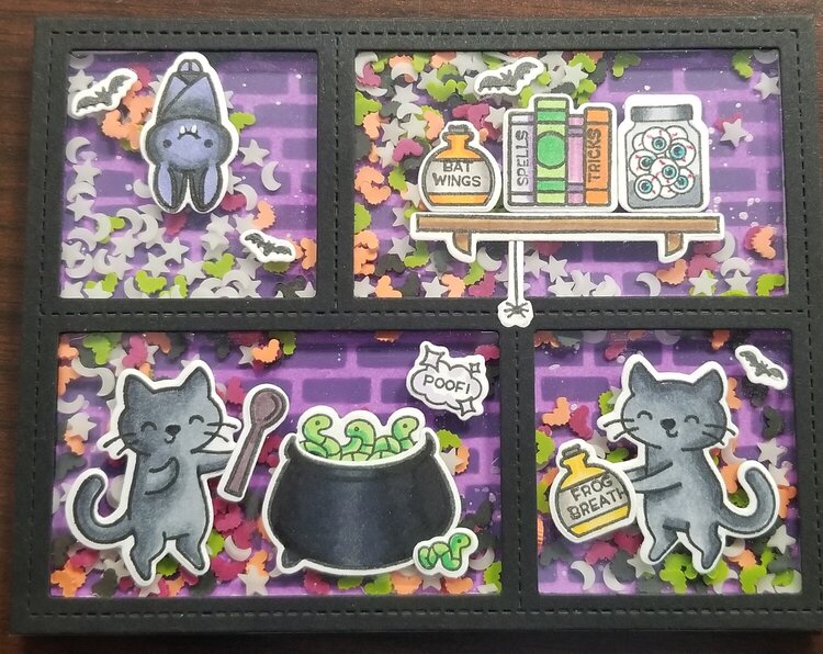 Halloween Card with LF Stamps