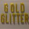 Gold Glitter Letterboard letters