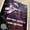 Otter Space Galaxy Birthday Card