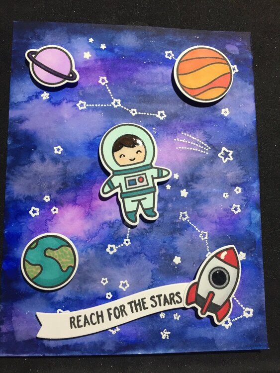 Out of This World Birthday Card