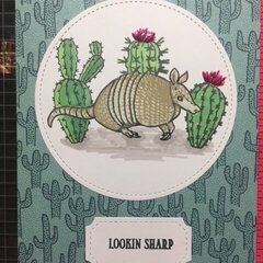 Lookin' Sharp birthday card