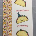 Taco birthday card