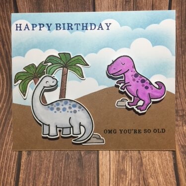 OMG You&#039;re Old birthday card