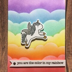 Unicorn positivity card