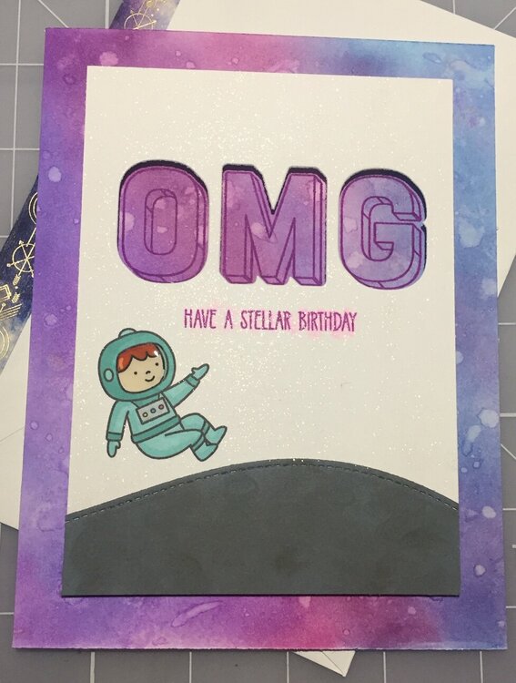 Galaxy Birthday card